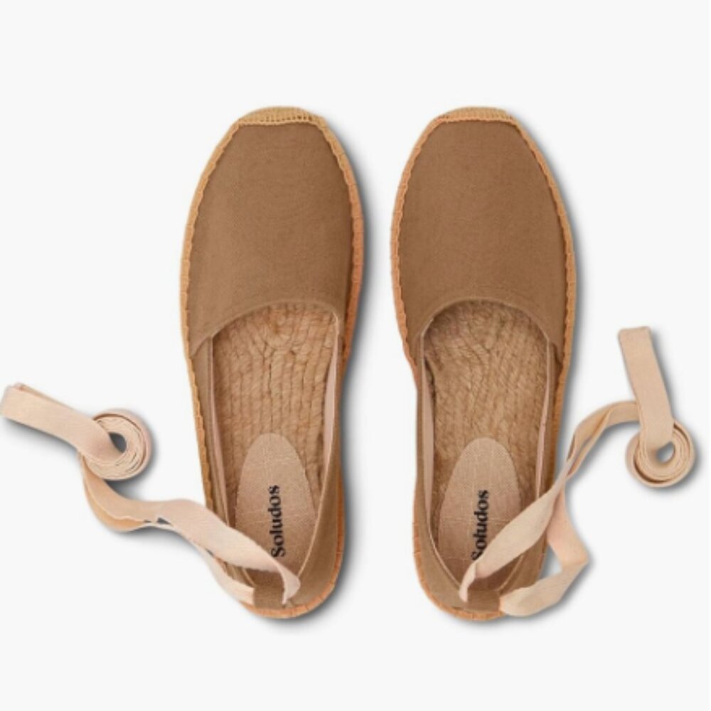 NWT Soludos Original Lace-Up Espadrille,